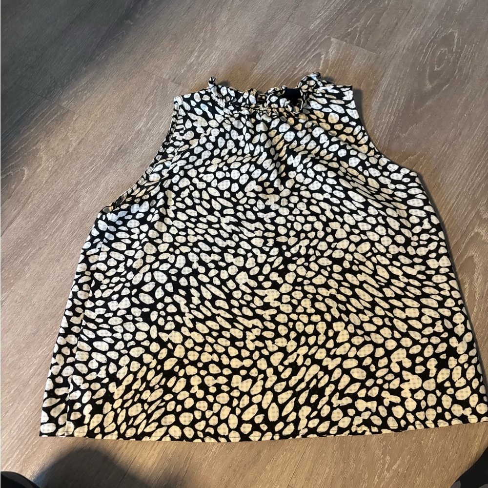 Target Black and White Patterned Blouse
